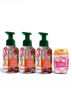 3X Bath & Body Works RASPBERRY TANGERINE
Foam Hand Soap 8.75 fl oz Set
